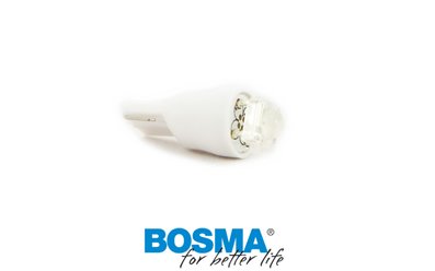Żarówka BOSMA 12V 1xLED T10 WHITE 6000K DIAMOND BLISTER 2 SZT.