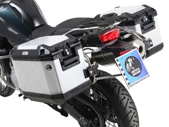 Stelaż kufrów bocznych XplorerCutout + kufry Xplorer BMW F 850 GS 2018-2023 Hepco Becker | 6516513 00 22-00-40