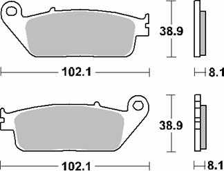 Klocki hamulcowe KH142 / KH226 MAXI CARBON TECH KOLOR CZARNY