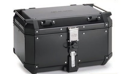 Kufer centralny 58L MONOKEY KVG580B Voyager aluminiowy czarny anodowany Kappa