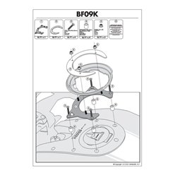 Mocowanie adapter tanklock Ducati Monster Kappa | BF09K