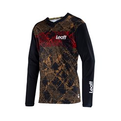 Koszulka rowerowa MTB GRAVITY 3.0 Jersey Timber/Czarny Rozmiar L LEATT | 5024120363