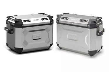 Kufry boczne aluminiowe 37L prawy, 48L lewy K'Force Monokey Cam Side srebrne Kappa | KFR4837APACK2