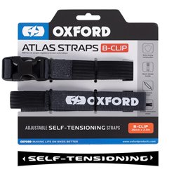 Pasy transportowe Atlas B-CLIP 26mm x 2m 2 szt. szare Oxford | OX322