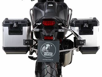 Stelaż kufrów bocznych XplorerCutout + kufry Xplorer Honda CRF 1100L Africa Twin 2019-2021 Hepco Becker | 6519521 00 22-00-40
