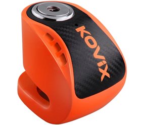 Blokada tarczy hamulcowej z alarmem KOVIX KNS6 fluo pomarańczowy