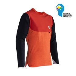 Koszulka rowerowa MTB ALLMTN 5.0 Pomarańczowy/Czarny XL Leatt | 5024120714