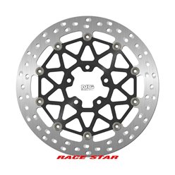 Tarcza hamulcowa (przód) RACE STAR PREMIUM KAWASAKI ZX-10R/RR '17-'22 (330X70X5MM) (5X10,25MM) PŁYWAJĄCA (ŚRODEK ALUMINIOWY, POLEPSZONE CHŁODZENIE) NG