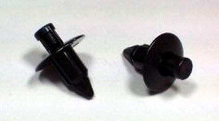Kołki montażowe do plastików Kawasaki, Suzuki, Yamaha (głębokość 19mm, gr. 7mm, szer. główki 15mm, dł. całk. 20,5mm) 10 szt. OEM: Kawasaki 92039-0083, Suzuki 09409-07308-5PK, Yamaha 36Y-28387-00, 90269-07007, 90269-07802 | RVT-PR05