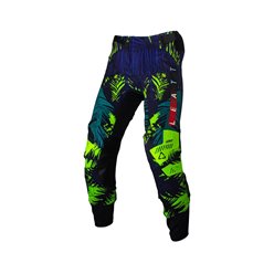 Spodnie Moto 5.5 I.K.S Pants Jungle czarny/granatowy / zielony fluo Rozmiar S Leatt | 5024080271