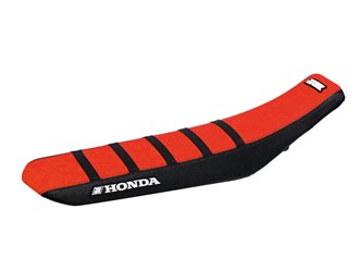 BLACKBIRD POKROWIEC / POSZYCIE NA SIEDZENIE HONDA CRF 250R 2004-2009, CRF 250X 2004-2021, CRF 450X 2004-2016 ZEBRA KOLOR CZARNY CZERWONY