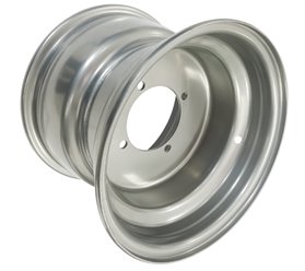 Felga tylna do srebrna 10x8 (110mm) ATV