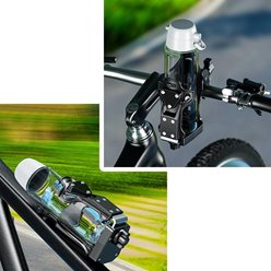 Uniwersalny uchwyt na bidon, butelkę i termos – idealny do motocykla, skutera, roweru
