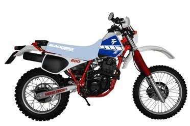 BLACKBIRD KOMPLET NAKLEJEK (OKLEIN) YAMAHA TT 350 1983-1992 DREAM 2 KOLOR NIEBIESKI BIAŁY
