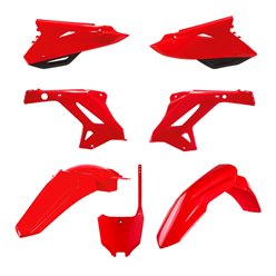 Komplet plastików Honda CR 125/250 czerwony Polisport | 91358