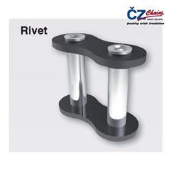 Zakuwka łańcucha 520 SDZZ ACTIVE RING Złota RIVET CZ | CZ520SDZZRIVGL