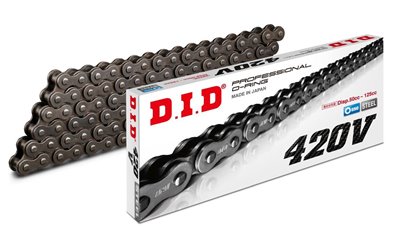 Łańcuch napędowy 420V-140 O-RING otwarty z zapinką DID