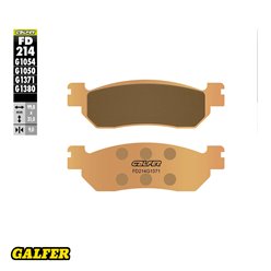 GALFER KLOCKI HAMULCOWE KH275 SPIEK METALICZNY (ZŁOTE) STREET