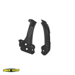 Osłony ramy (komplet) Bi-material Super Grip Husqvarna FC 250/450, FS 450, TC/FC 125/250/300/350/450, TE 125/250/300/350/450 / 501, TX 300/350/450 Czarny Racetech | PRTHSQNR003