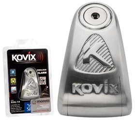 Blokada tarczy hamulcowej z alarmem KOVIX KAL14 ze stali nierdzewnej