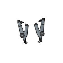 Osłony ramy BI-MATERIAL SUPER GRIP Talaria STING MX4/MX5/TL4000 / TL5500 Czarny/Szary RACETECH | PRTTALNRGR4