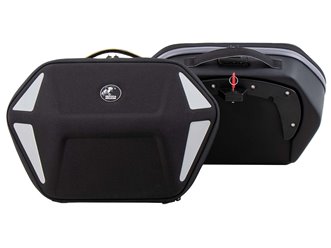 Sakwy boczne C-BOW Royster Neo 16-17.5L Zestaw czarny / szary Hepco Becker | 640622 00 01