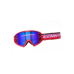 Gogle Track+ Red Szybka Niebieskie Lustro Kenny Racing | 251-0803011-01