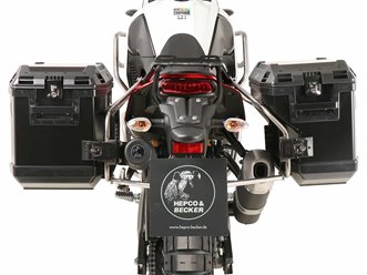 Stelaż kufrów bocznych XplorerCutout + kufry Xplorer Yamaha Ténéré 700 / Rally 2019-2024 Hepco Becker | 6514564 00 22-01-40