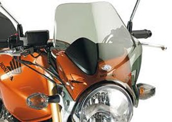 Szyba z owiewką Kappa Honda CB 600 Hornet 2005-2006 31,2x40,8cm przyciemniana z mocowaniem | KA305