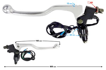 Dźwignia, klamka sprzęgła Cross 150cc Barton NXT 150 -Kayo, Apollo, Diabolini, Xmotos