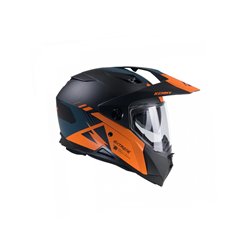 Kask Dual Adventure Extreme Graphic Orange / Petrol Matt M (57-58 cm) Kenny Racing | 251-0405020-5506