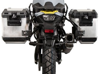 Stelaż kufrów bocznych Cutout, kufry Xplorer Suzuki V-Strom 800 DE 2023-2026 Hepco Becker | 6513548 00 01-00-40