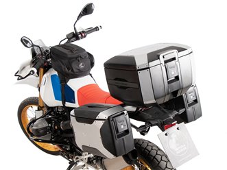 Kufer centralny Xcore 40 Smartrack czarny z srebrną blendą Hepco & Becker | 610297 00 00