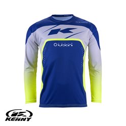 Koszulka Cross/Enduro Track Focus Navy Niebieski/Szary/Żółty XXXL Kenny Racing | 241-3403011-5920