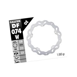 Tarcza hamulcowa Przód Honda CTX 750N (ABS), NC 700S/X (ABS), NC 750S/X (ABS) (WAVE FIXED) (320X212X5mm) Galfer | DF074W