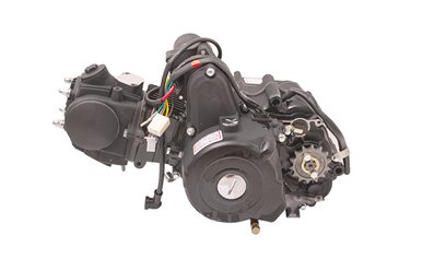 Silnik 70cc 4T poziomy z manualną skrzynią biegów do motoroweru, czarny (bez oleju)