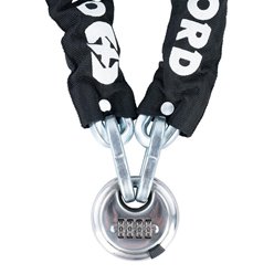 Łańcuch z kłódką na szyfr 9.5mm x 1.5m Oxford | LK101