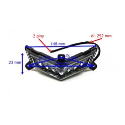 Lampa pozycyjna przednia ledowa do skutera Barton B-Max GY6 (125-150) 152QMI, 157QMJ Skuter