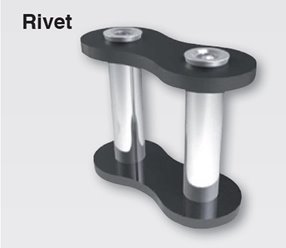 Zakuwka łańcucha 525 SDZZ ACTIVE RING Złota RIVET CZ | CZ525SDZZRIVGL