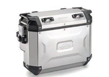Kufer boczny 33L Monokey Cam Side - Wcięty KVGS33A KVOYAGER aluminiowy prawy kolor srebrny Kappa | KVGS33AR