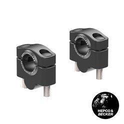 Podwyższenie kierownicy 25 mm czarne Honda NC 700 / 750 S / DCT 2012-2013 Hepco & Becker | 4230970 25 01