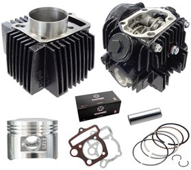 Cylinder i głowica Moretti do motoroweru 4T 125cc 154FMH 139FMB Motorower biegowy