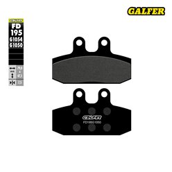 GALFER KLOCKI HAMULCOWE KH256 PÓŁMATALICZNE SCOOTER
