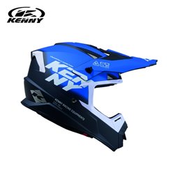 Kask Cross / Enduro Track Graphic Focus Blue niebieski M Kenny Racing | 261-0303021-5502