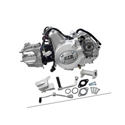 Silnik poziomy 139FMB, 70cc 4T, 4-biegowy manual, srebrny (bez oleju) 139FMB Motorower biegowy