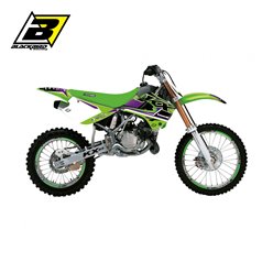 BLACKBIRD KOMPLET NAKLEJEK (OKLEIN) KAWASAKI KX 85 2001-2013 DREAM 5 KOLOR ZIELONY CZARNY