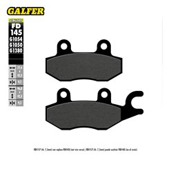 Klocki hamulcowe KH197 Półmetaliczne Galfer | FD145G1054