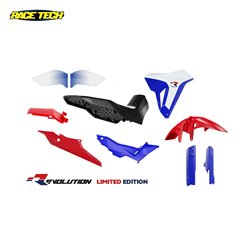Komplet plastików z siedzeniem Revolution Honda XL 750 TRANSALP Biały/czarny / czerwony Racetech | KITALP-HRC-024