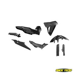Komplet plastików z siedzeniem Revolution Honda XL 750 TRANSALP Czarny Racetech | KITALP-NR0-024