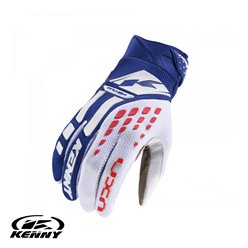 Rękawice Cross/Enduro Track Navy/Red/Biały Rozmiar L Kenny Racing | 251-2803011-1028